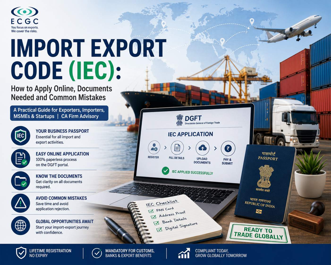 Import Export Code (IEC): How To Apply Online, Documents Needed And Common Mistakes